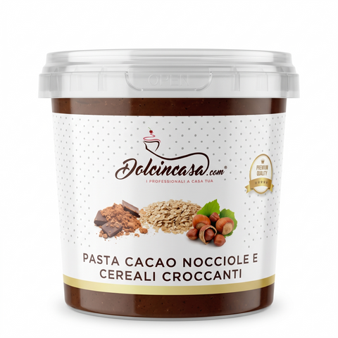 pasta cacao nocciole cereali per gelato variegato dessert creme dolci