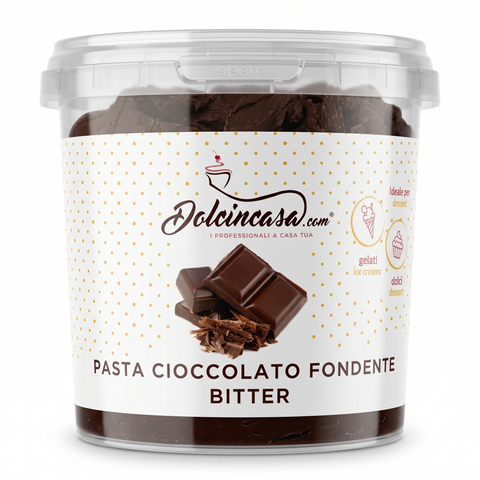 pasta gelato cioccolato bitter dolcincasa