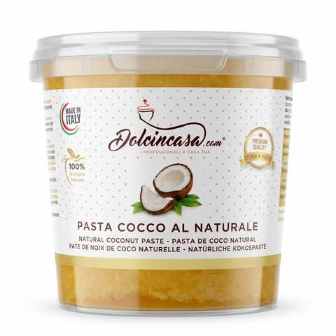 pasta gelato cocco al naturale dolcincasa per gelati dolci e creme qualita professionale