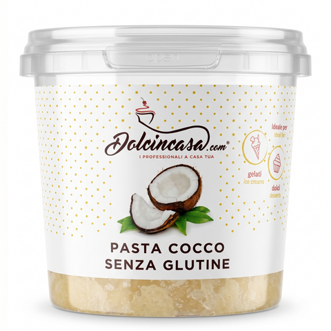 pasta cocco per gelati e dolci dolcincasa made in italy