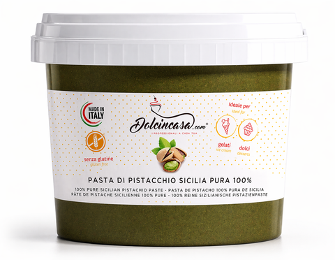 Pasta di Pistacchio Pura 100% Sicilia - per Gelato e Pasticceria Premium