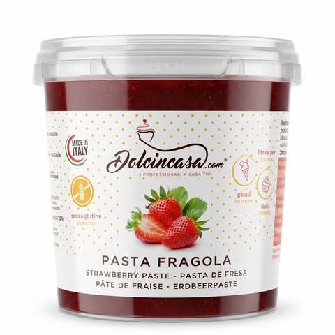pasta fragola al naturale per gelato creme dolci e dessert