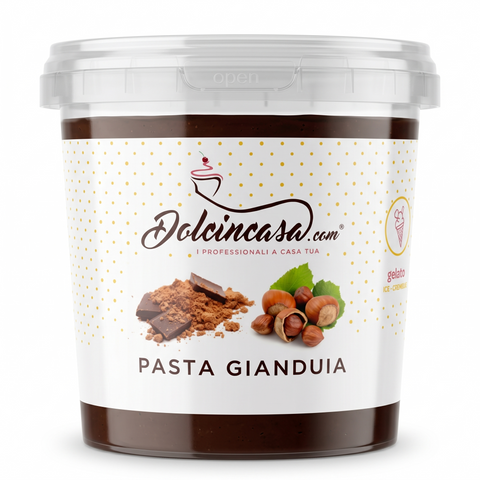 pasta gianduia per gelato fatto in casa made in italy dolcincasa