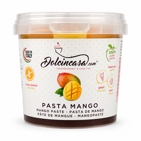 pasta mango senza glutine al naturale per gelato creme gelati