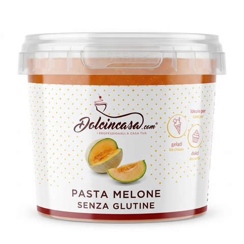 pasta gelato gusto melone ideale anche per aromatizzare creme e dolci vari dolcincasa made italy