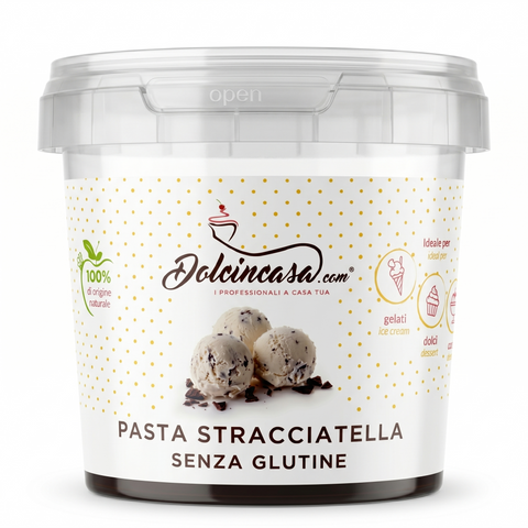 pasta gelato stracciatella copertura pinguina per coni gelato semifreddi per pasticceria made in italy dolcincasa