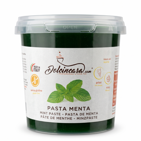 pasta menta per gelato ideale anche per aromatizzare creme e dolci. qualità premium dolcincasa made in italy