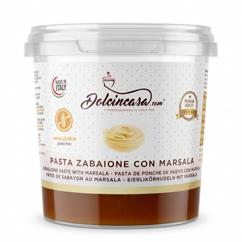 pasta gelato zabaione con marsala per gelati dolci creme prodotto professionale anche per uso domestico qualità made in italy dolcincasa