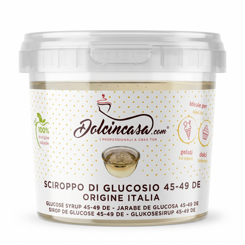 sciroppo di glucosio 45 49 DE per gelato e vari utilizzi in pasticceria nel gelato aiuta per morbidezza il gelato e per evitare i cristalli di ghiaccio nei gelati